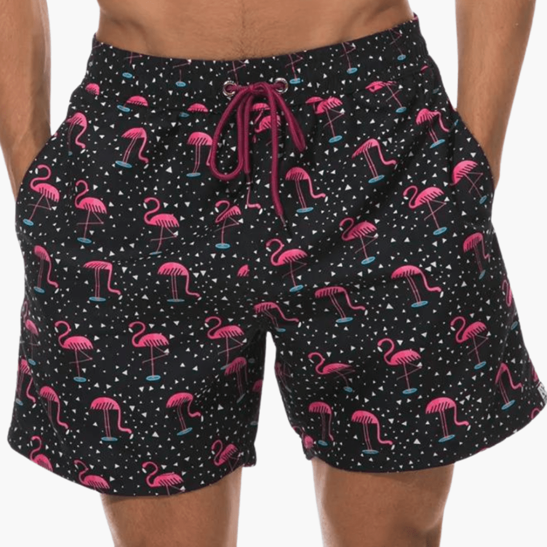 Short de bain avec slip intérieur - Short de bain à séchage rapide pour homme 