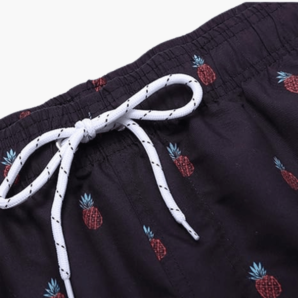 Short de bain avec slip intérieur - Short de bain à séchage rapide pour homme 