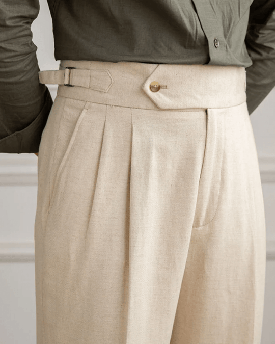 Pantalon en lin de Bali