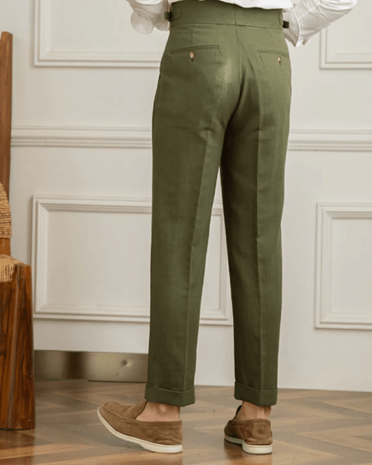 Pantalon en lin de Bali