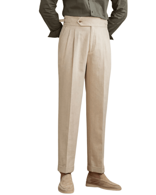 Pantalon en lin de Bali