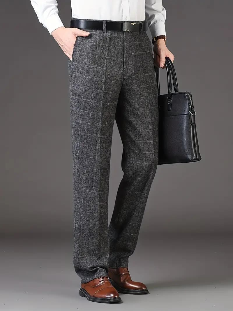 Ben | Pantalon à carreaux pour homme