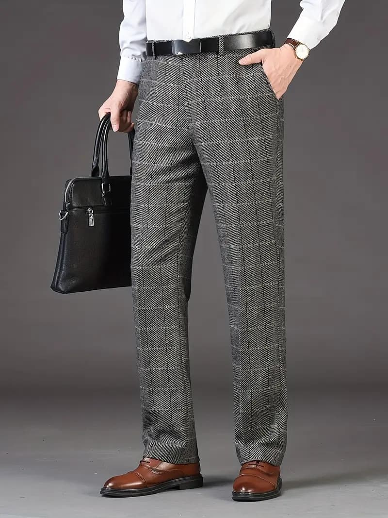 Ben | Pantalon à carreaux pour homme