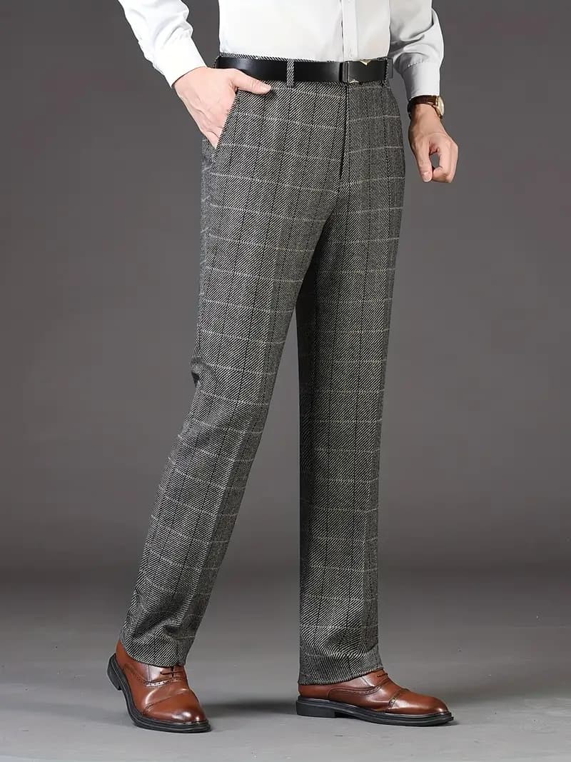 Ben | Pantalon à carreaux pour homme