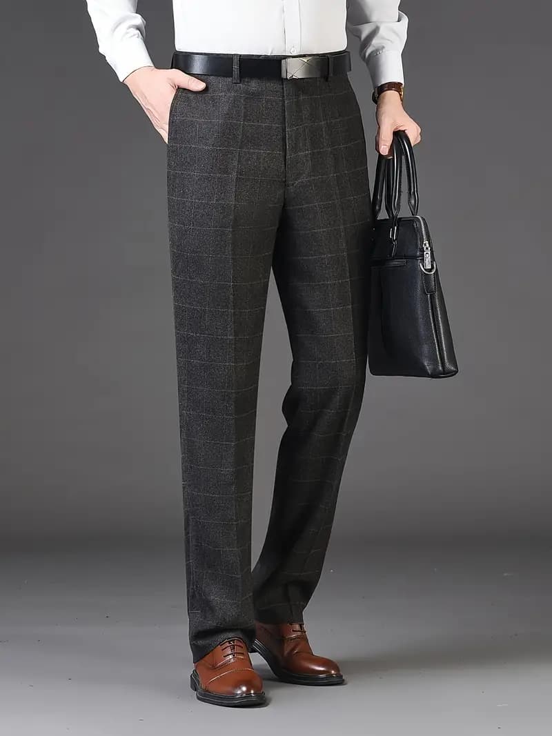 Ben | Pantalon à carreaux pour homme