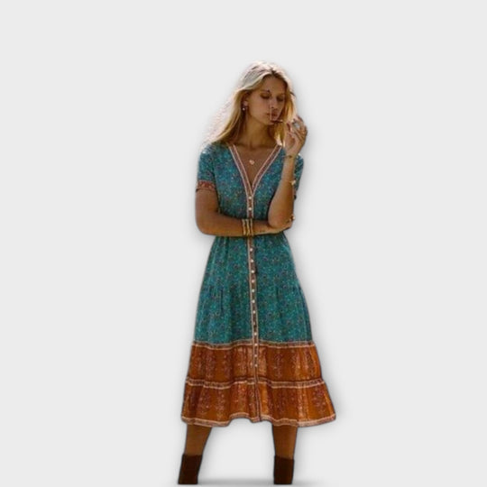 Ranya - Robe midi bohème