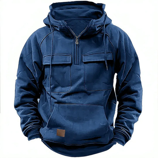 Stoneland Man - Sweat à capuche pour homme avec poche kangourou