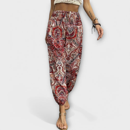 Scarlett - Pantalon graphique ethnique