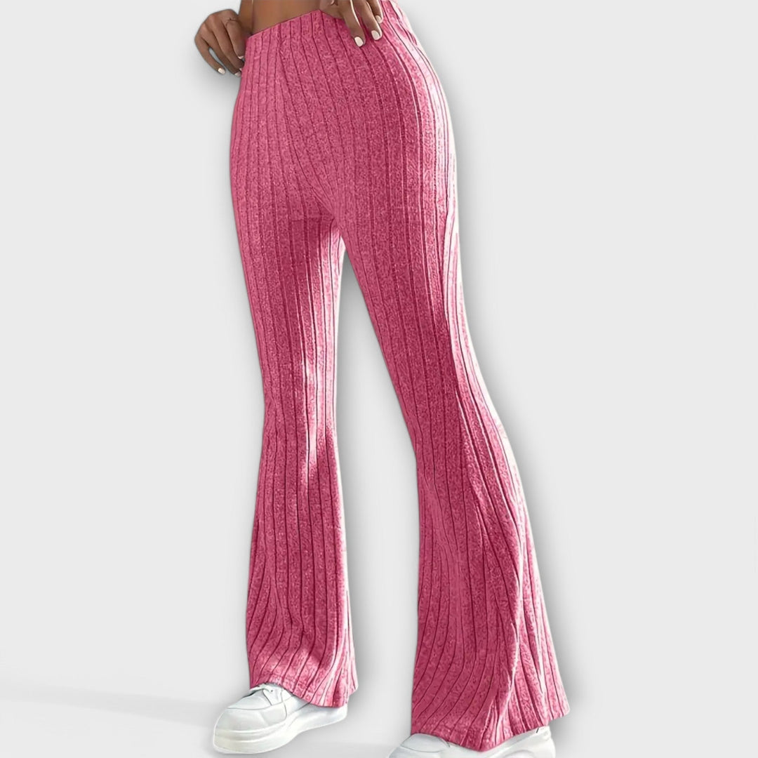 Jennifer - Pantalon évasé élégant