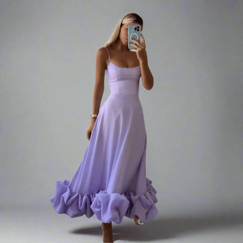 Caldruna | Robe longue aérienne et élégante