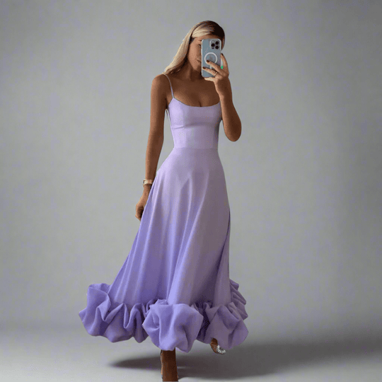 Caldruna | Robe longue aérienne et élégante