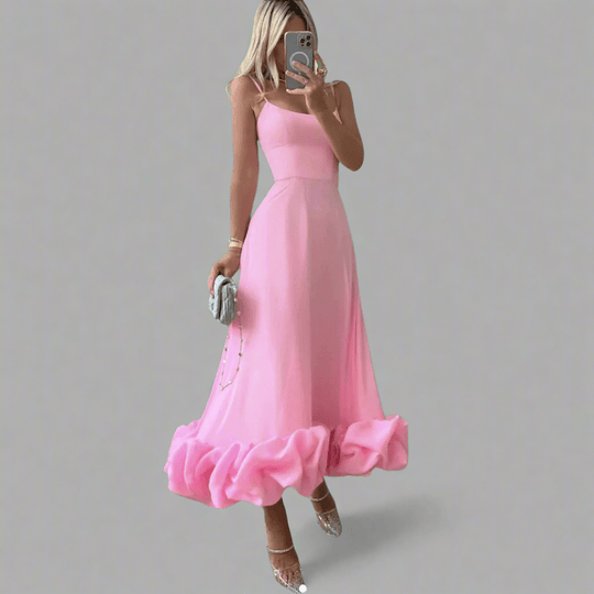 Caldruna | Robe longue aérienne et élégante