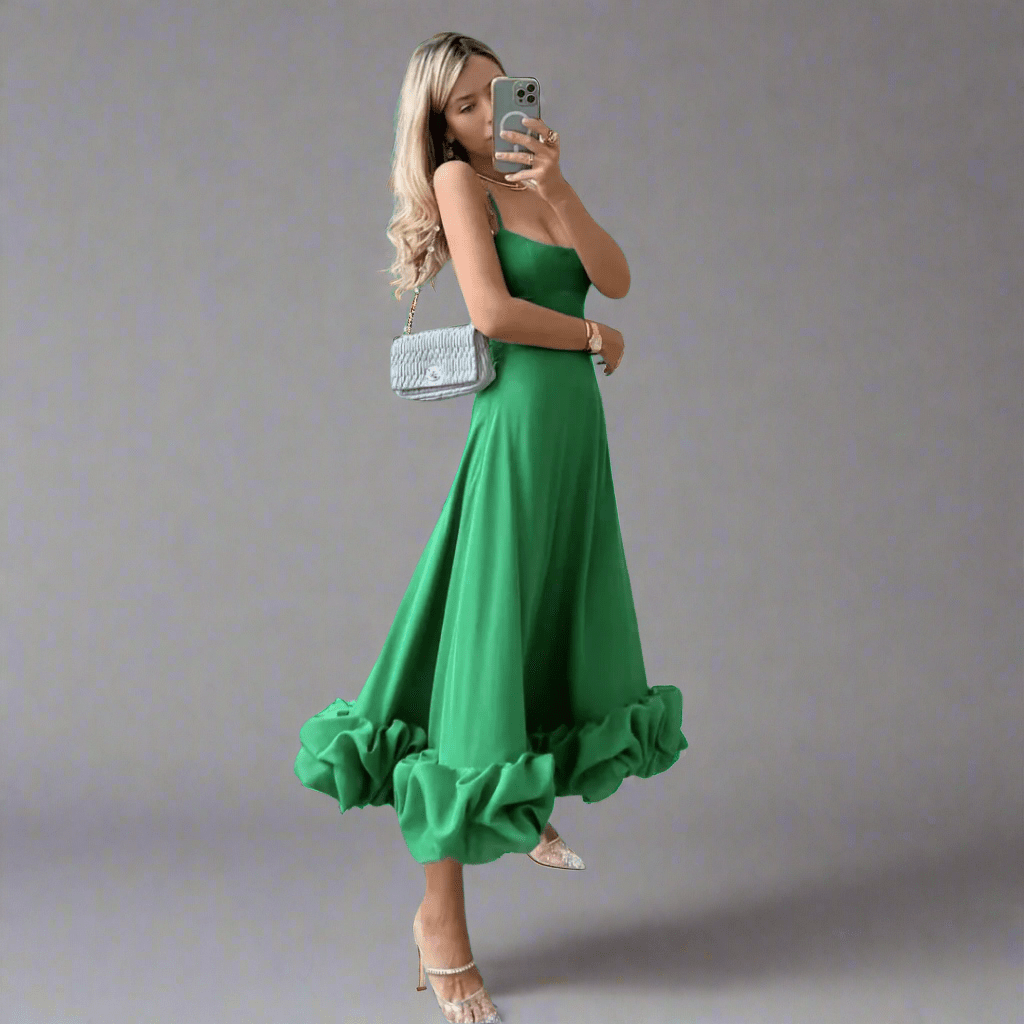 Caldruna | Robe longue aérienne et élégante