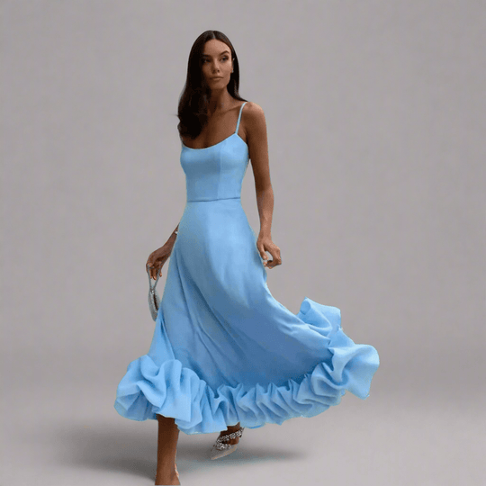Caldruna | Robe longue aérienne et élégante