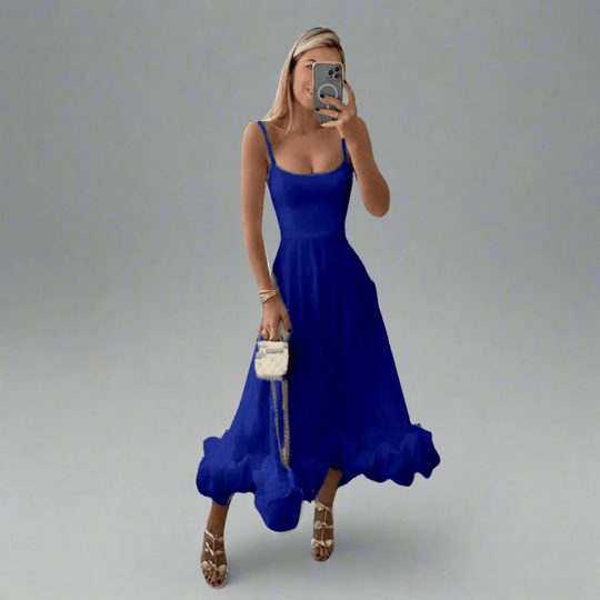 Caldruna | Robe longue aérienne et élégante