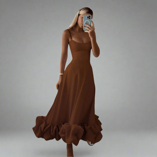 Caldruna | Robe longue aérienne et élégante