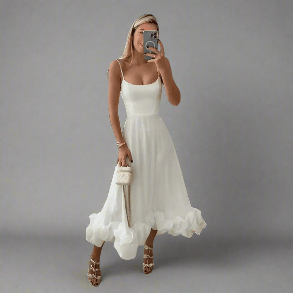 Caldruna | Robe longue aérienne et élégante