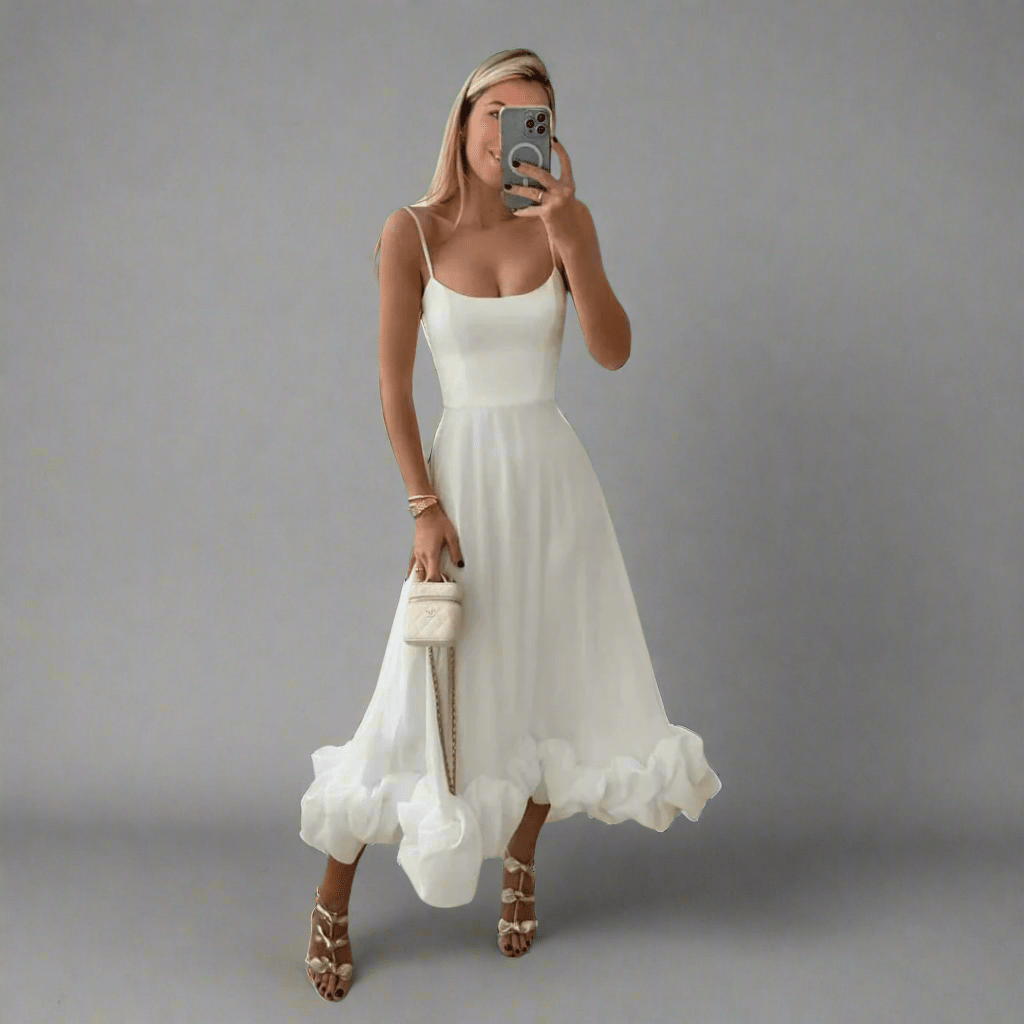 Caldruna | Robe longue aérienne et élégante