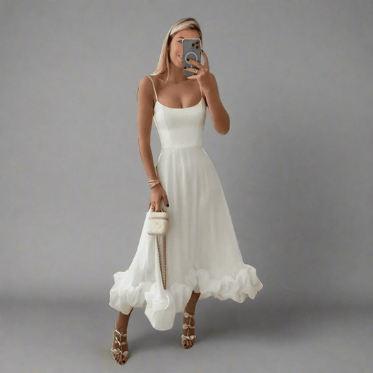 Caldruna | Robe longue aérienne et élégante