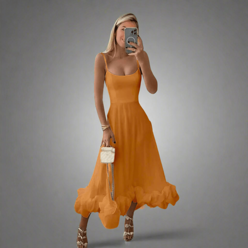 Caldruna | Robe longue aérienne et élégante
