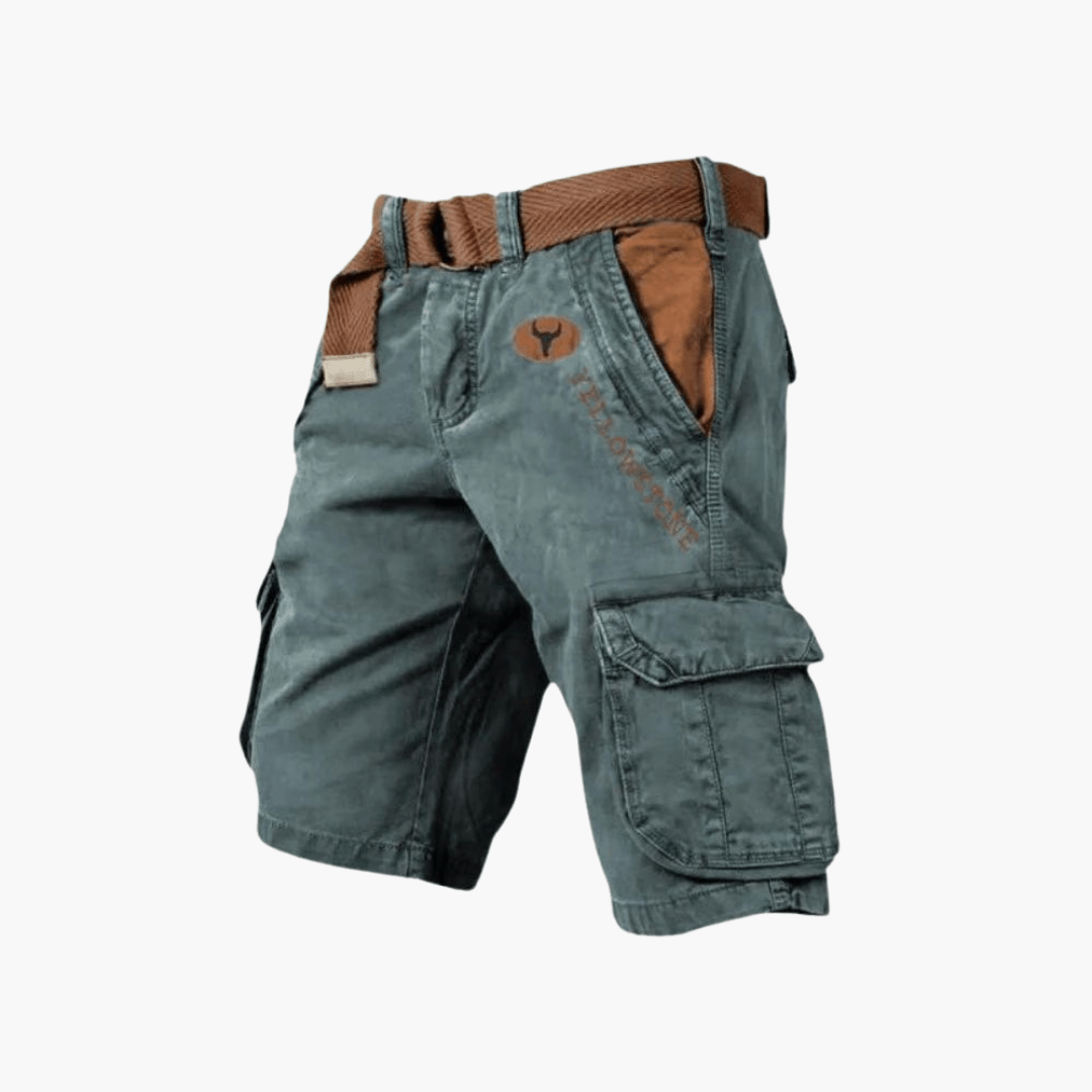 Short cargo pour homme – Confortable et élégant avec ceinture 