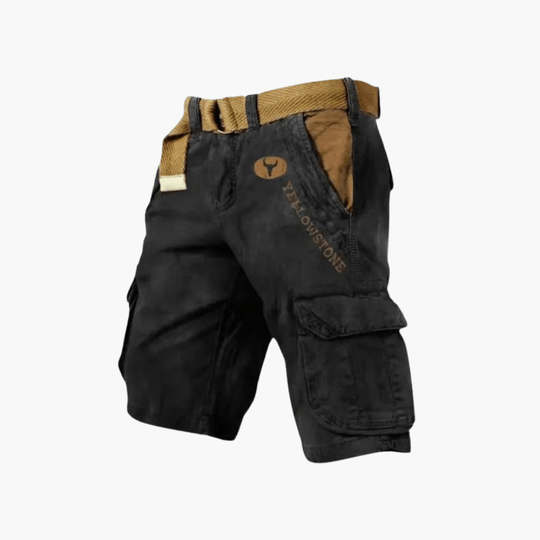 Short cargo pour homme – Confortable et élégant avec ceinture 