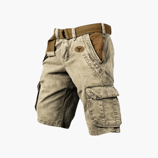 Short cargo pour homme – Confortable et élégant avec ceinture 