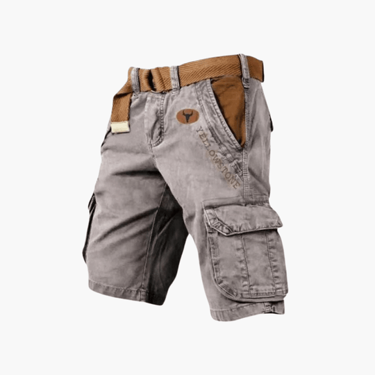 Short cargo pour homme – Confortable et élégant avec ceinture 
