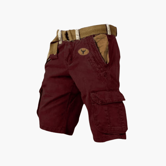 Short cargo pour homme – Confortable et élégant avec ceinture 