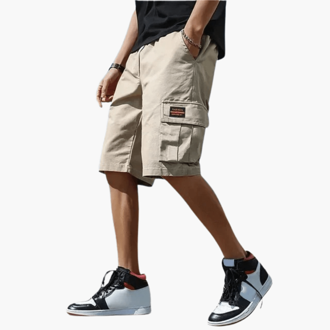 Short cargo pour homme – coupe ample avec poches