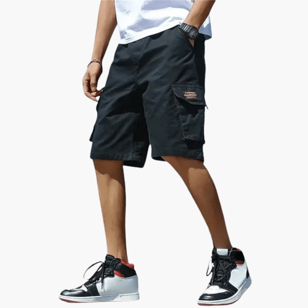 Short cargo pour homme – coupe ample avec poches