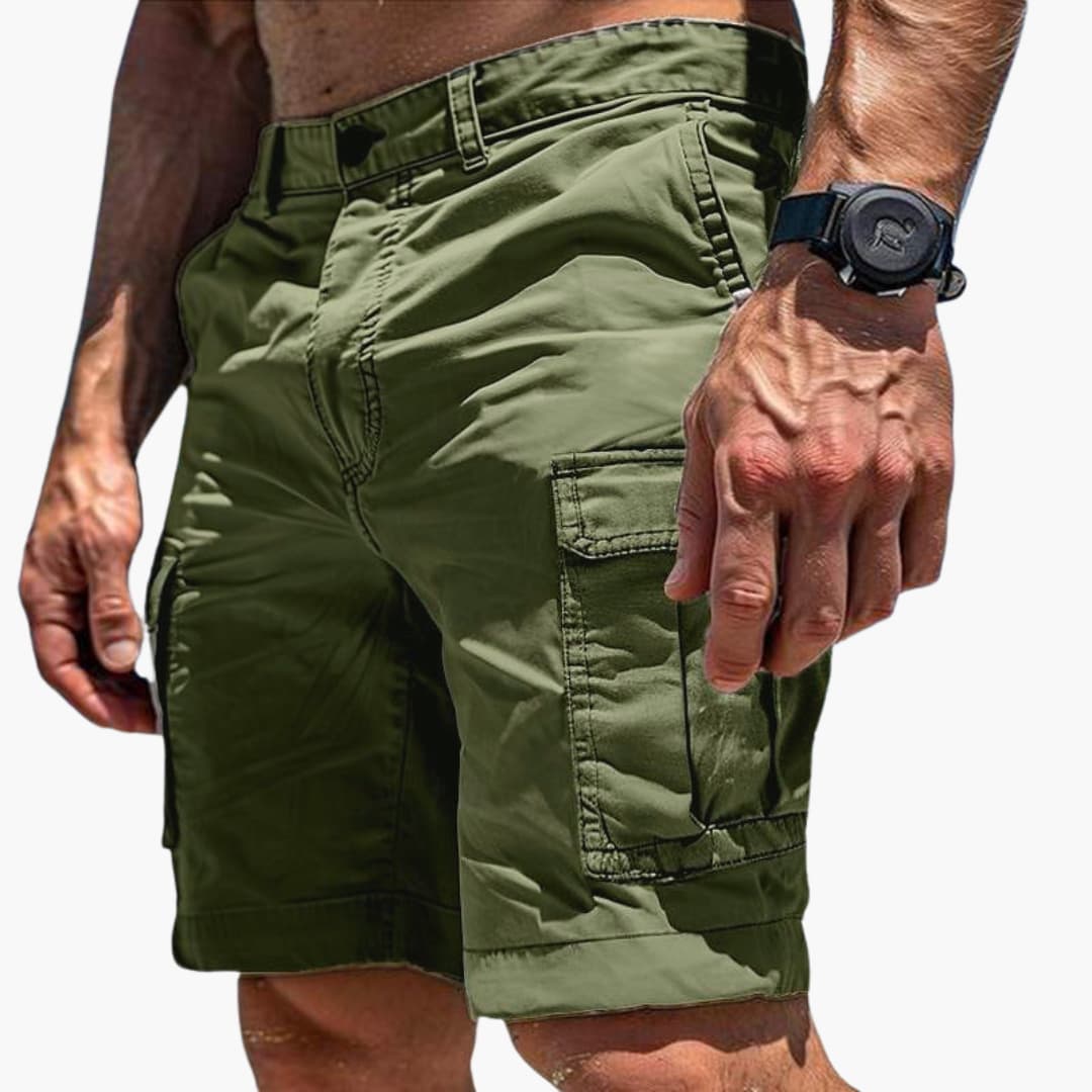 Short cargo pour homme – Style extérieur, loisirs et multi-poches