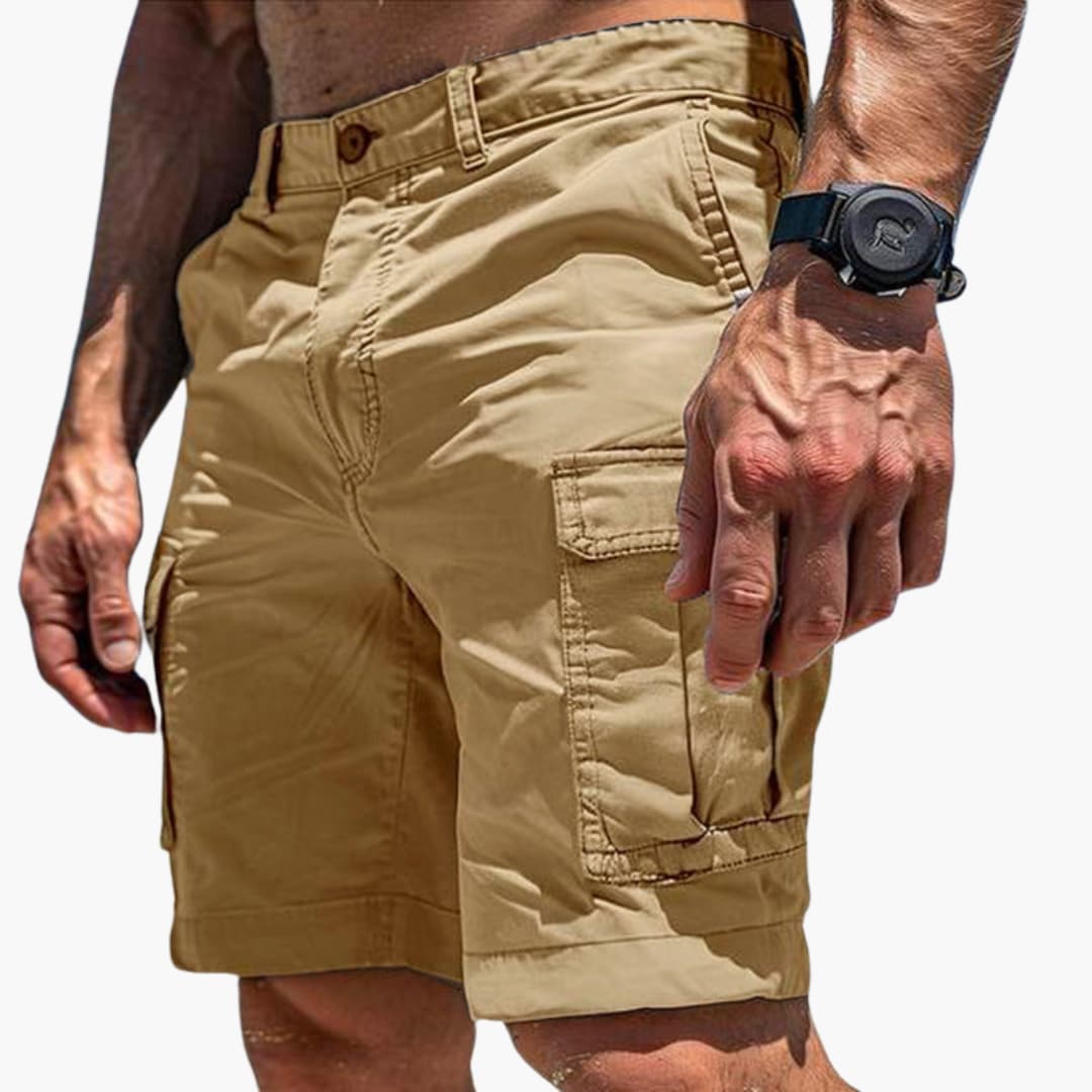 Short cargo pour homme – Style extérieur, loisirs et multi-poches