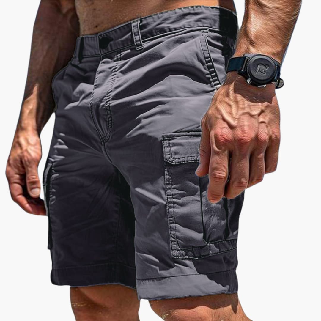 Short cargo pour homme – Style extérieur, loisirs et multi-poches