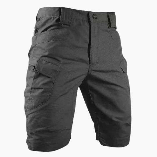 Short cargo à taille élastique - pour homme au style utilitaire