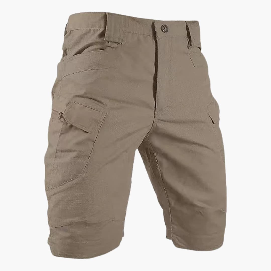 Short cargo à taille élastique - pour homme au style utilitaire