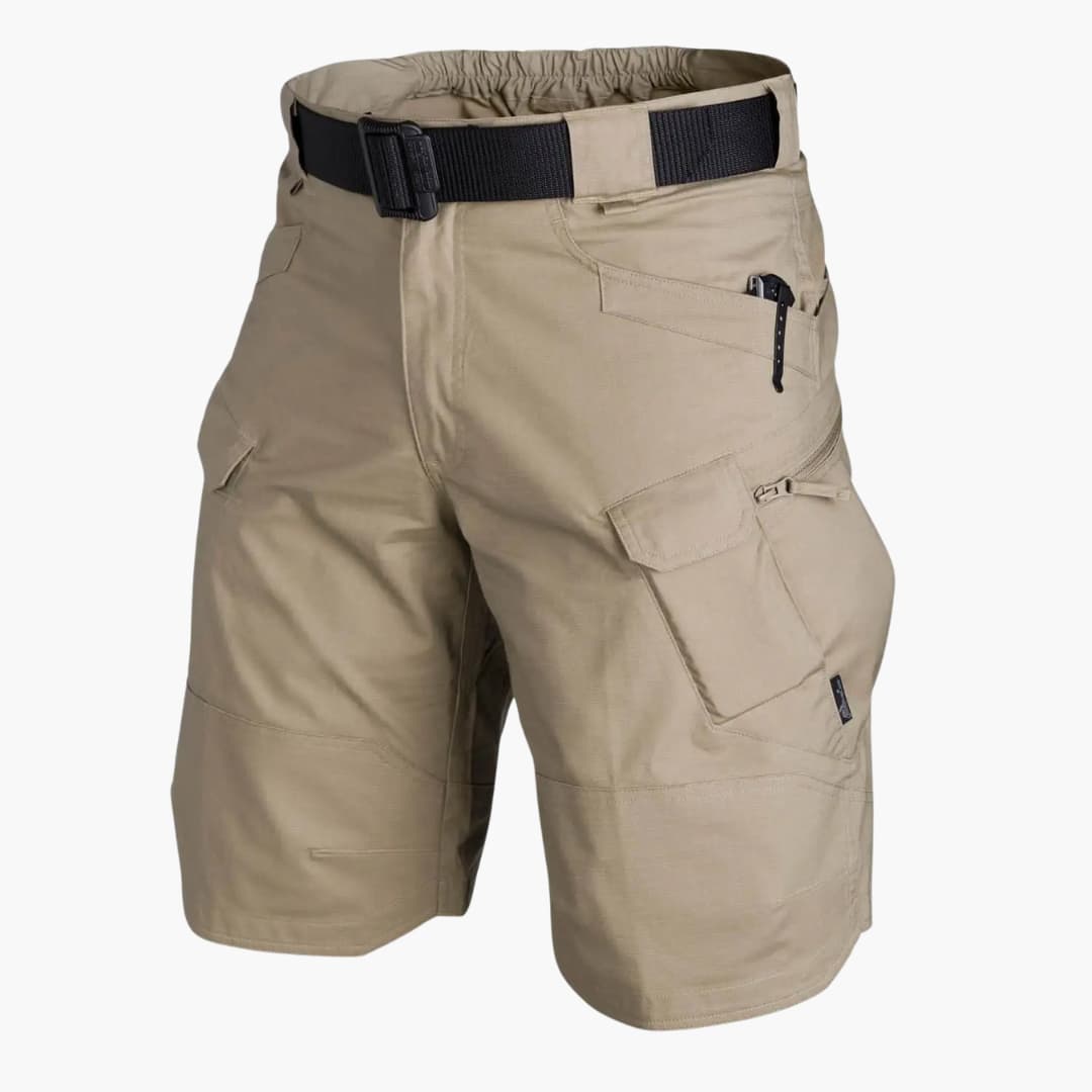 Short cargo à taille élastique - pour homme au style utilitaire