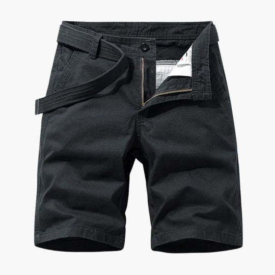 Short cargo avec ceinture - pour homme au style utilitaire tactique