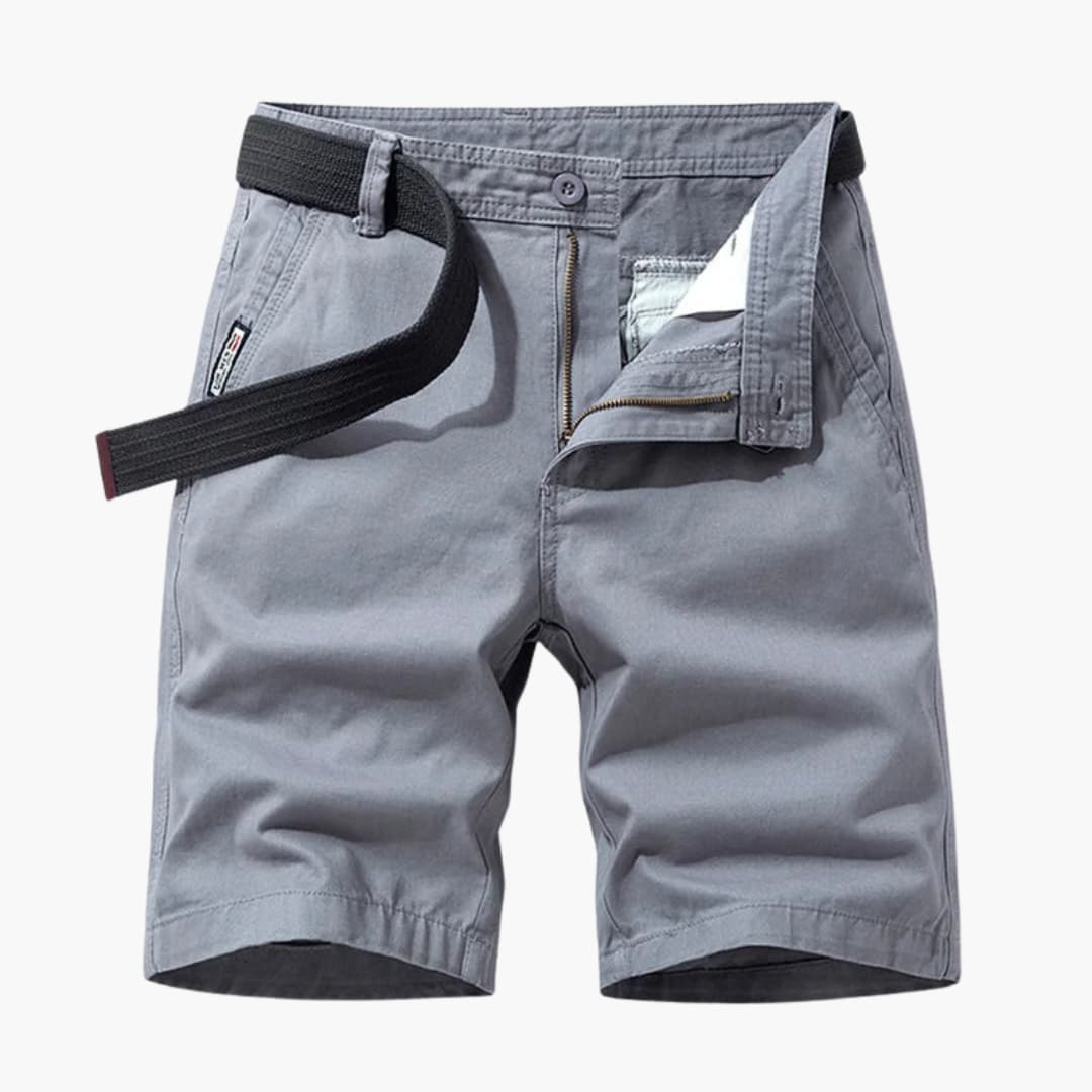 Short cargo avec ceinture - pour homme au style utilitaire tactique
