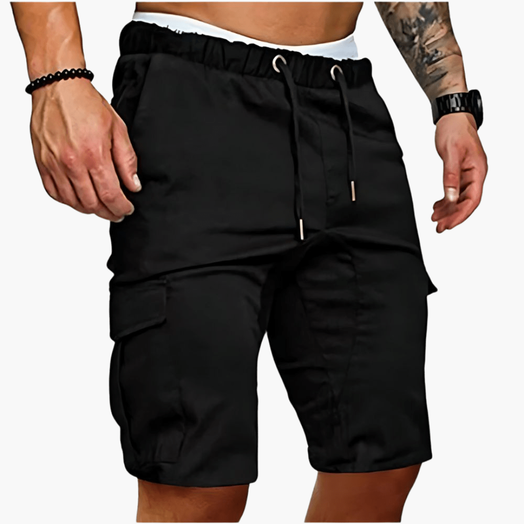 Short cargo avec poches pour homme - style décontracté d'été 