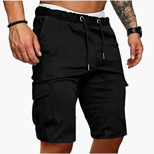 Short cargo avec poches pour homme - style décontracté d'été 