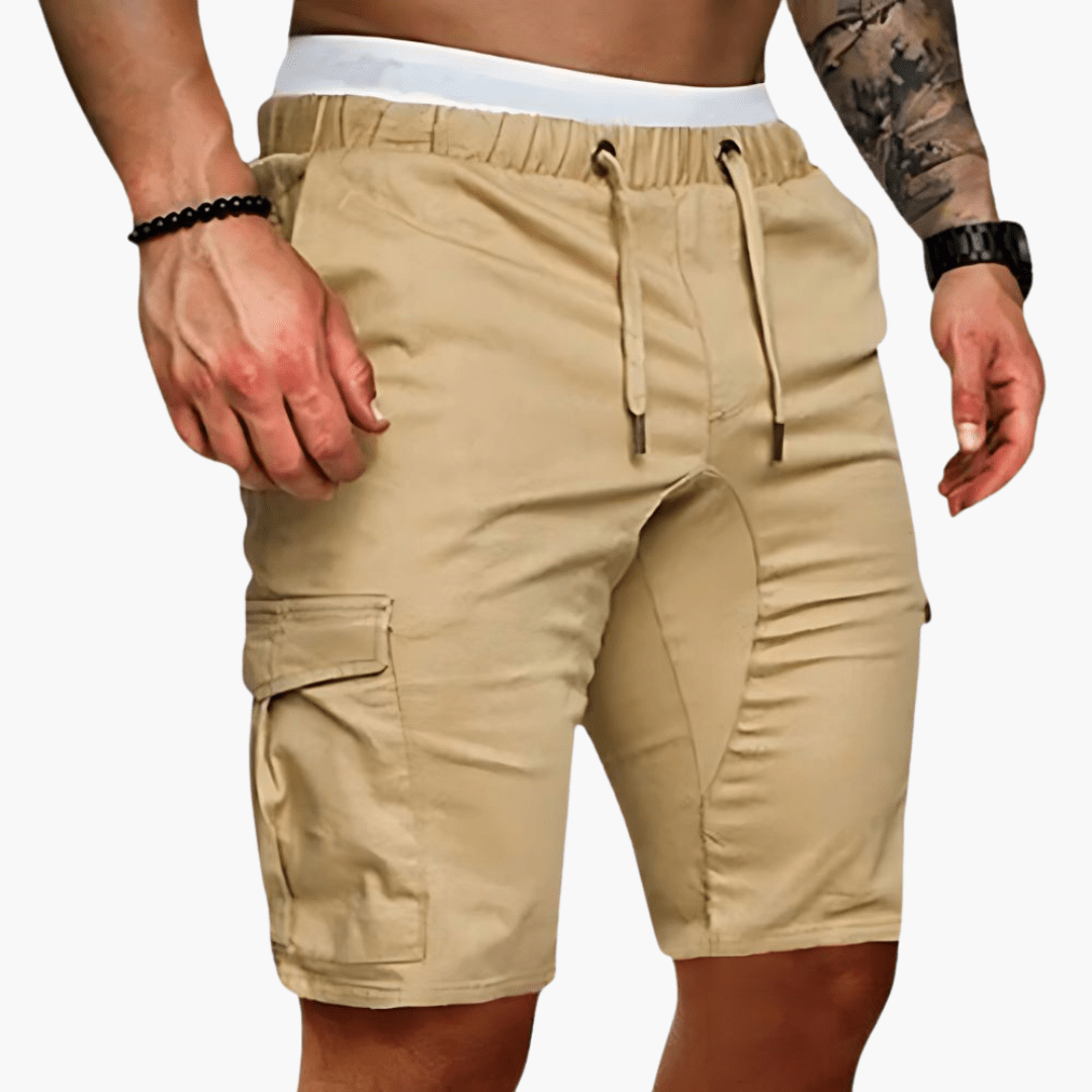 Short cargo avec poches pour homme - style décontracté d'été 
