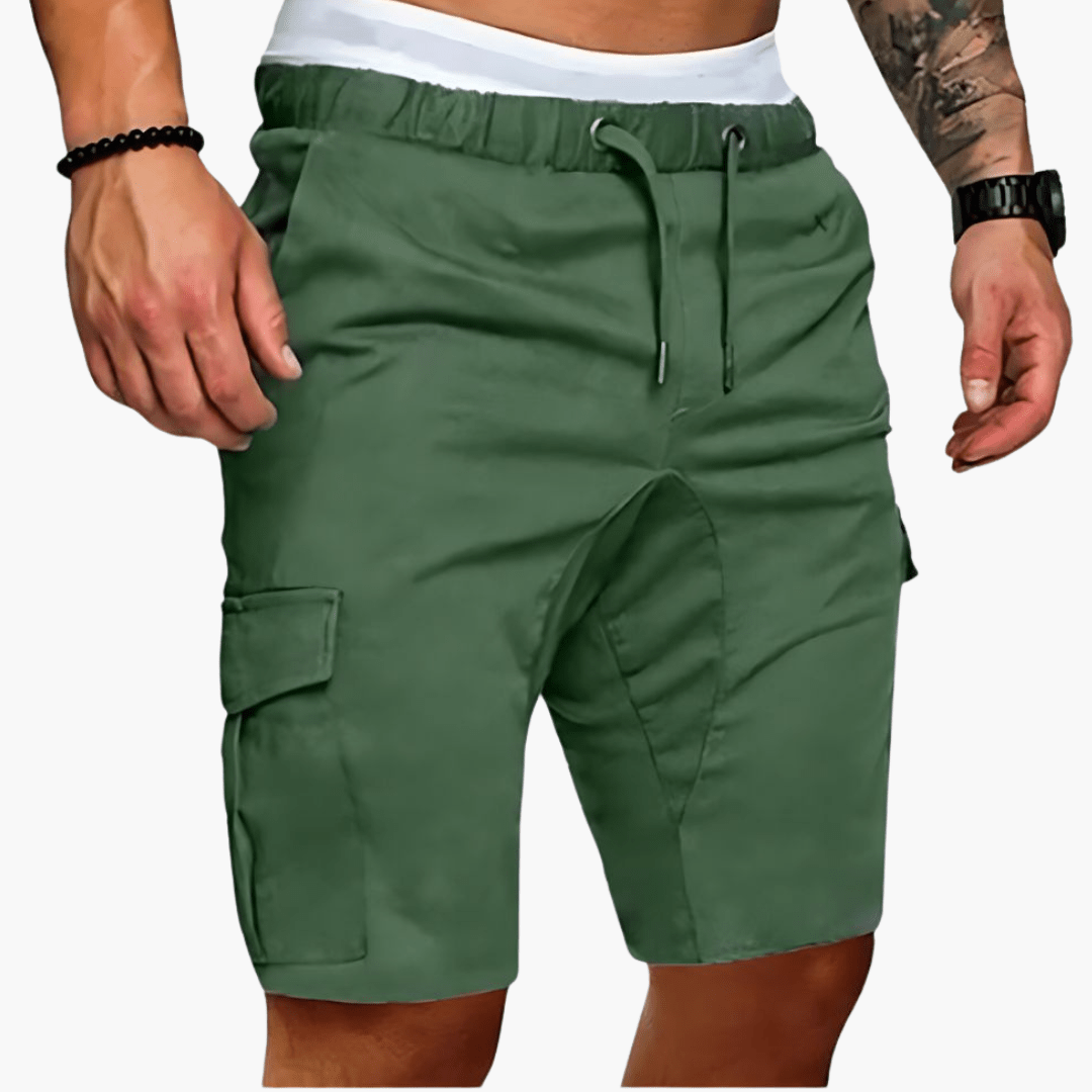 Short cargo avec poches pour homme - style décontracté d'été 
