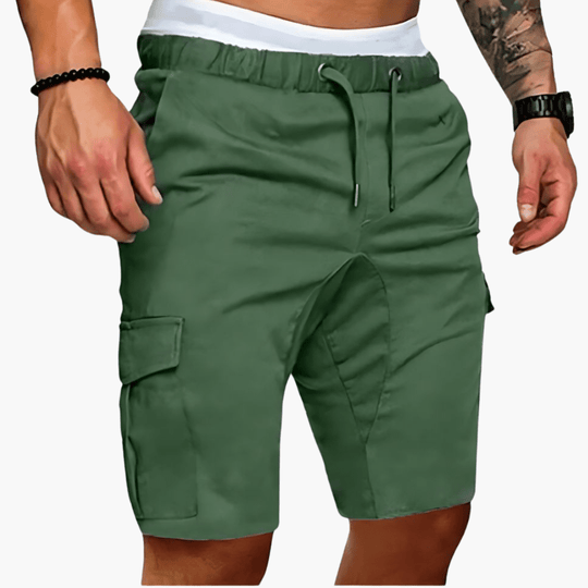 Short cargo avec poches pour homme - style décontracté d'été 