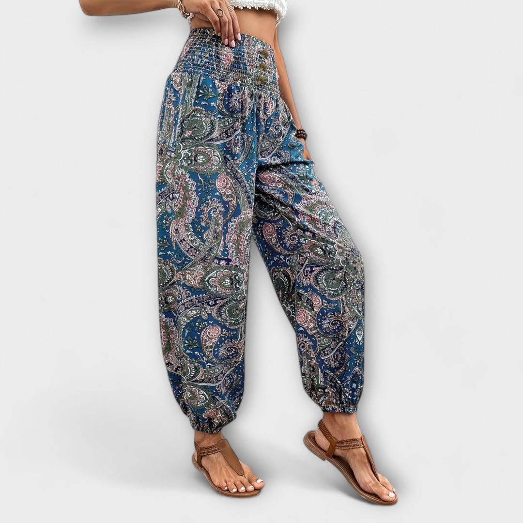 Scarlett - Pantalon graphique ethnique