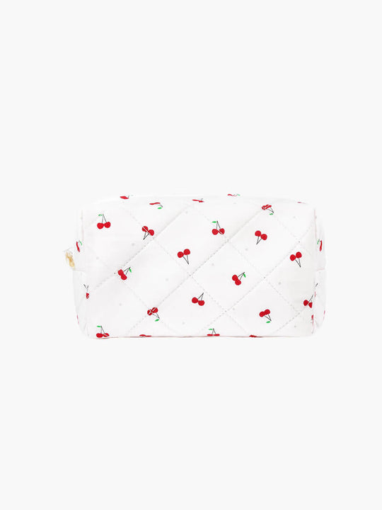 Trousse de maquillage cerise