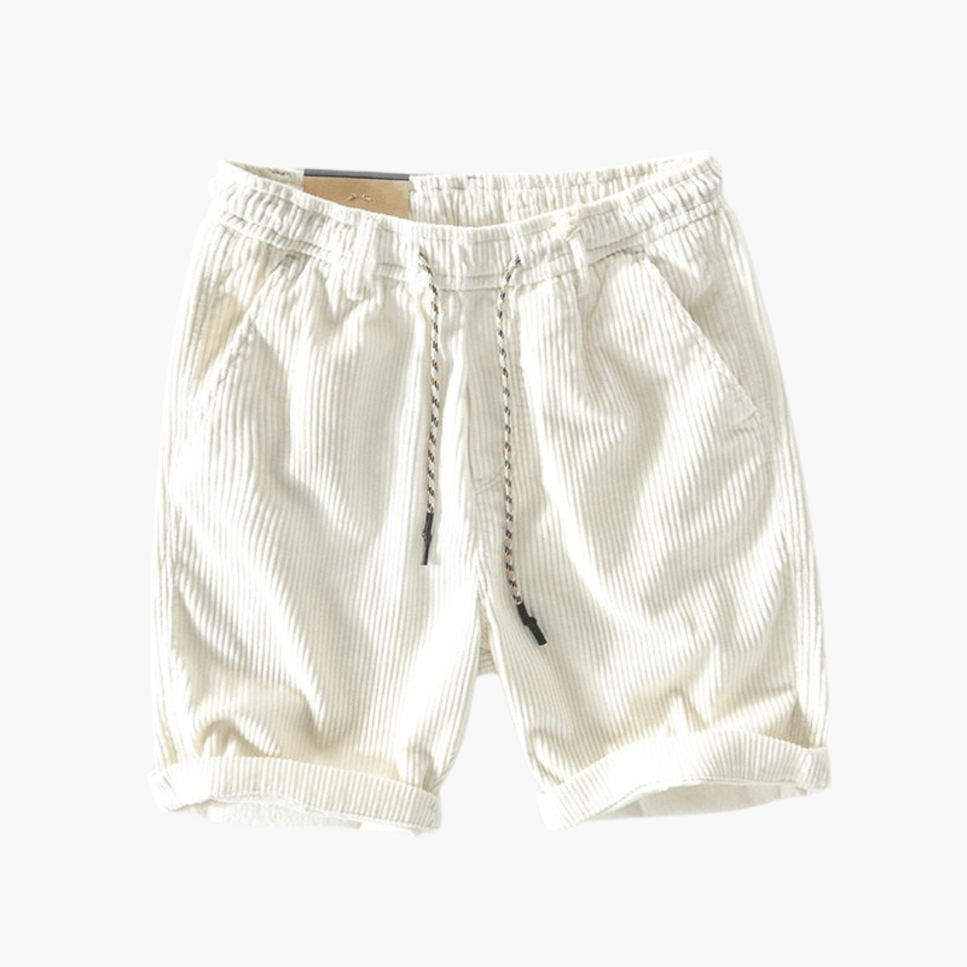 Short en velours côtelé pour homme – Décontracté, doux et parfait pour l'été