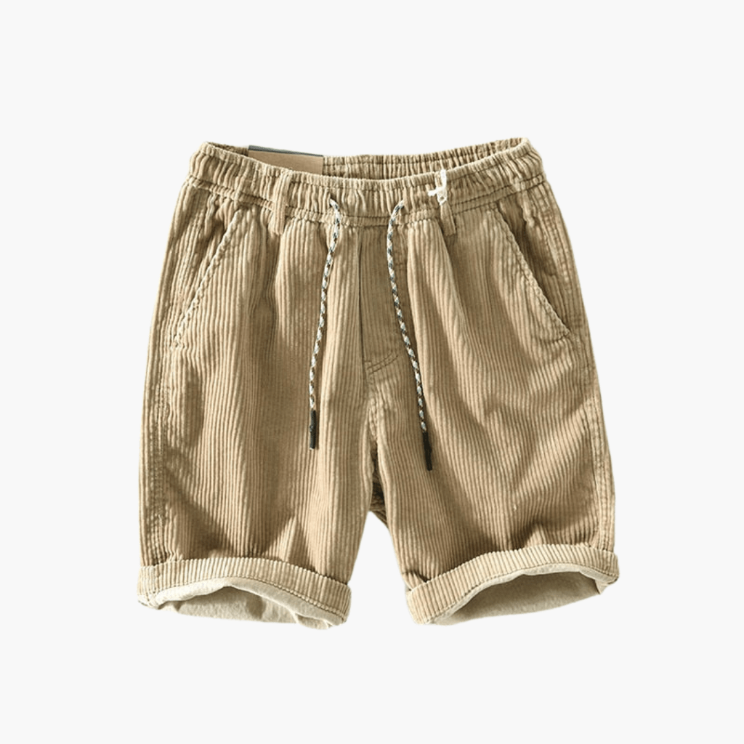 Short en velours côtelé pour homme – Décontracté, doux et parfait pour l'été