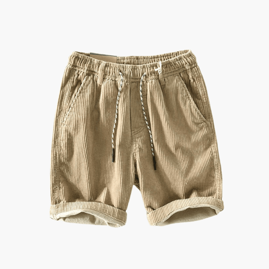 Short en velours côtelé pour homme – Décontracté, doux et parfait pour l'été