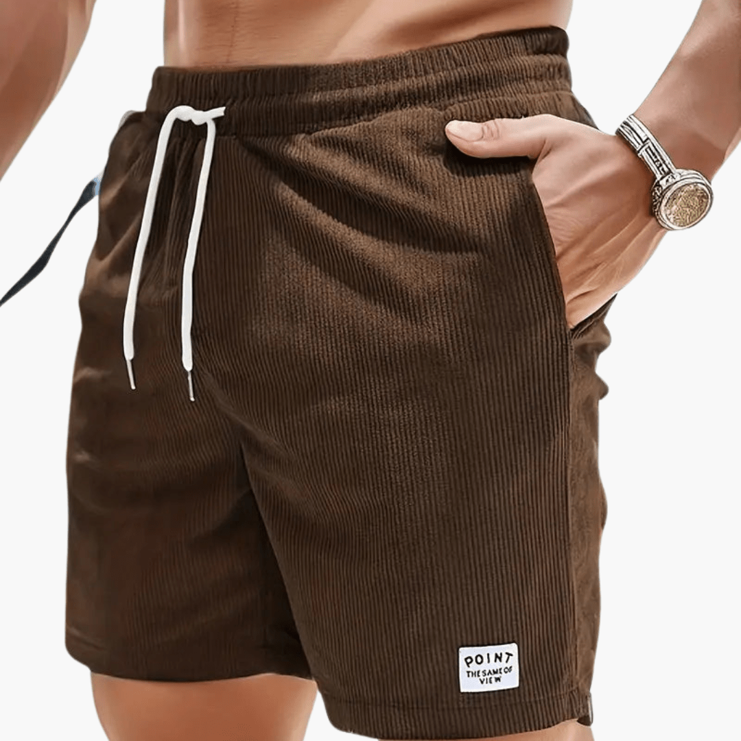 Short en velours côtelé pour homme – Doux, confortable et parfait pour l'été